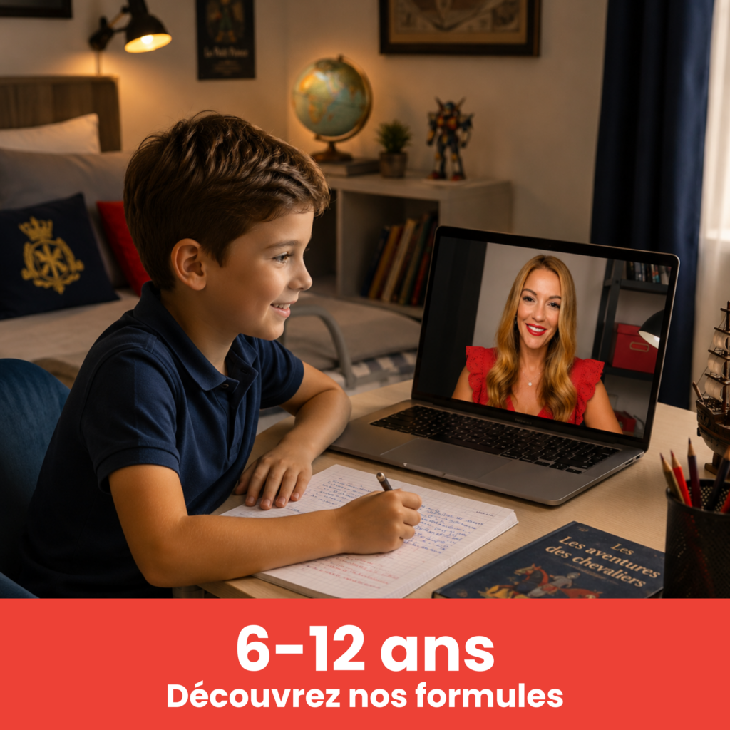 cours de français en ligne pour enfants - 6-12 ans